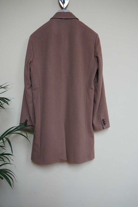 Płaszcz wełniany Boss Hyde Camel roz 50