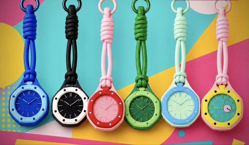 Брелок AP&Swatch у вигляді годинника  на сумку, пояс, рюкзаки.