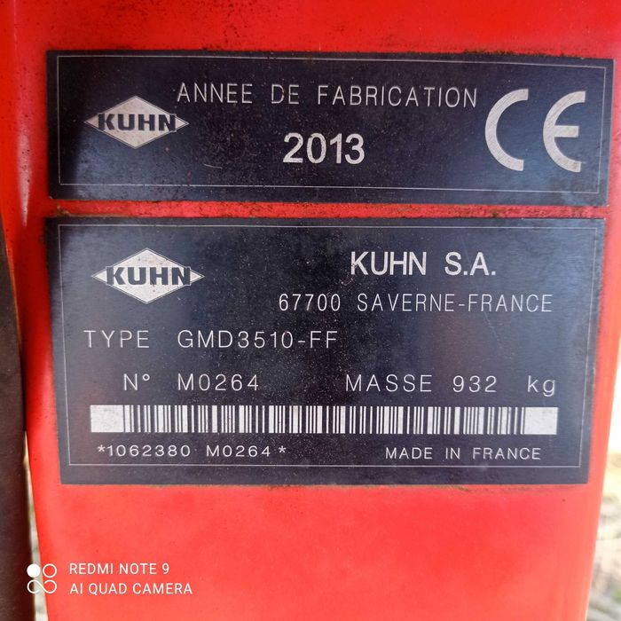 Kosiarka Kuhn GMD 3510