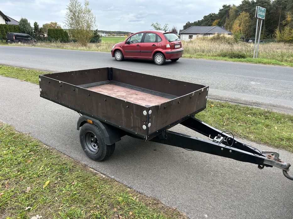 Przyczepka lekka sprowadzona dmc 500kg dokumenty