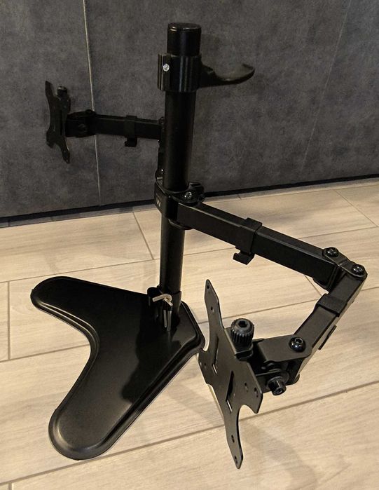 Suporte Monitor Ewent EW1536 Desk Stand 2 Monitores 32" + Extra