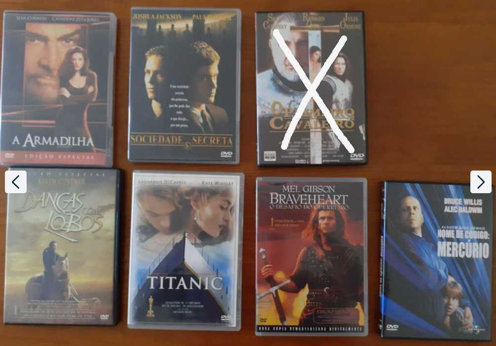 Filmes em DVD vários