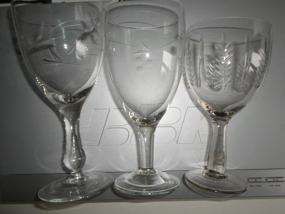 Фужеры стеклянные