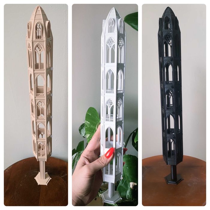 Modułowy ozdobny palik do roślin na mech mini zamek podpora