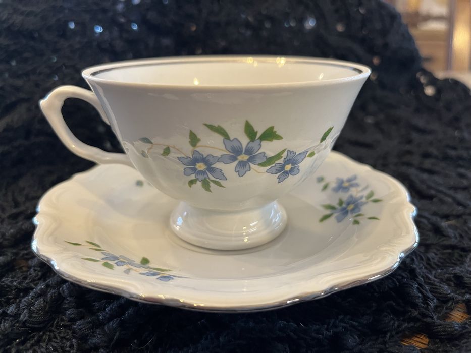 Zestaw duo, duża filiżanka+spodek, Wałbrzych