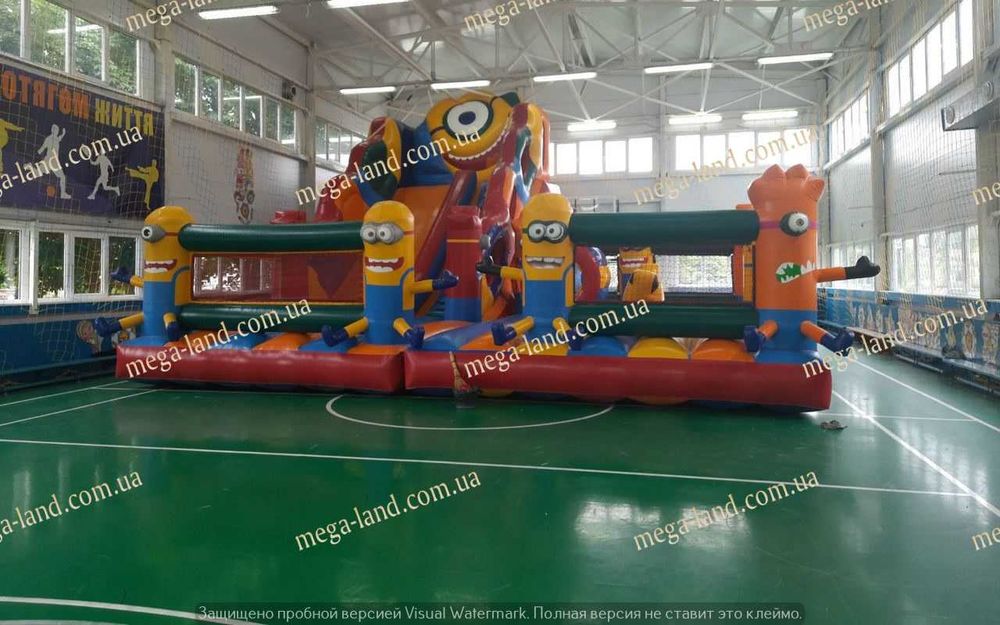 Надувний комплекс Посіпаки висота 4 метри