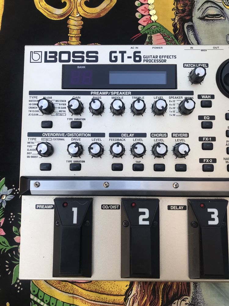 Pedaleira Guitarra Fx/Midi Boss GT6 Almada, Cova Da Piedade, Pragal E