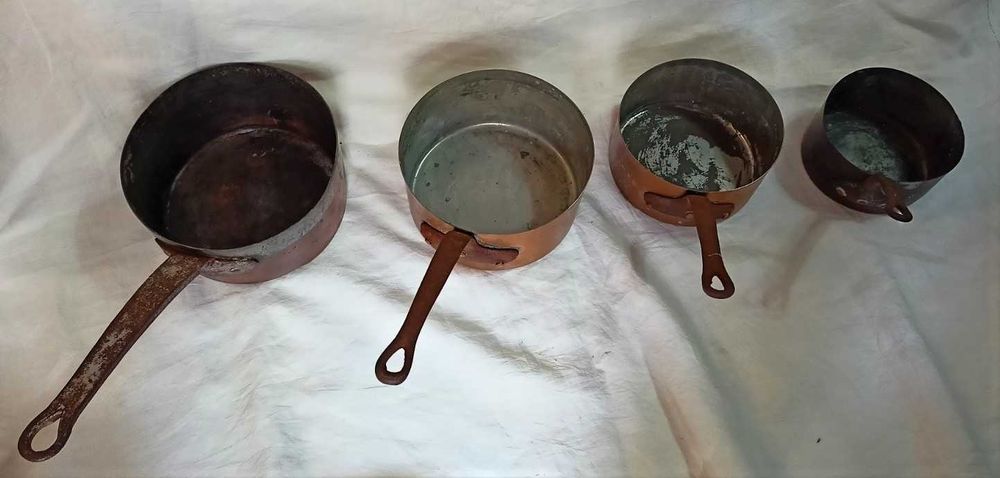 Conjunto 4 Tachos Cobreados