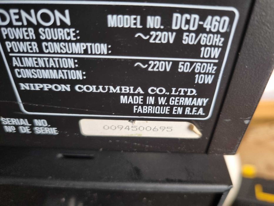Odtwarzacz Cd Denon DCD 460