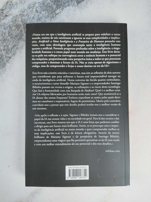 Livro - Artificial - A Nova Inteligência e a Fronteira do Humano