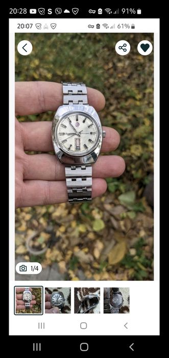Годинник RADO механічний з автопідзаводом.