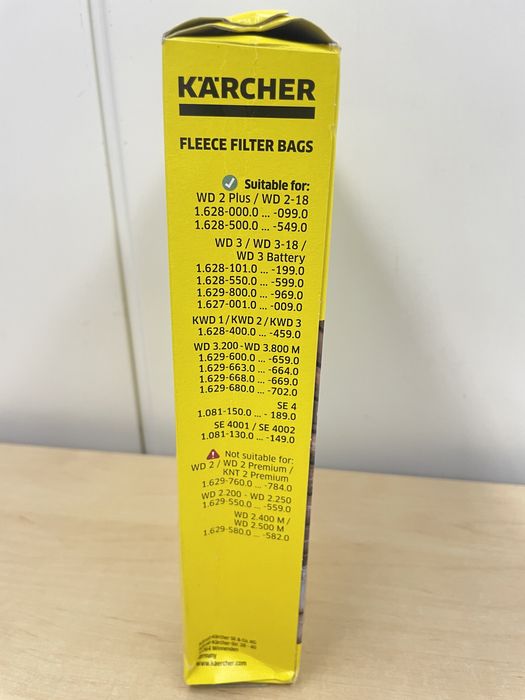 Worki 5 szt ! , odkurzacza Karcher kfi 357 , Wd2 plus,wd3 kwd se4