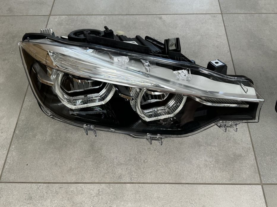Фари для BMW 3 series F30 F31 2015-2018 Adaptive FULL LED BLACK LCI