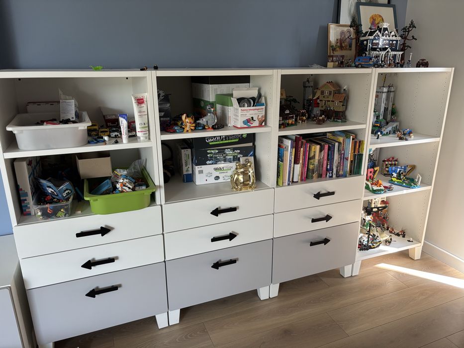 Ikea Platsa Smastad regały i skrzynia