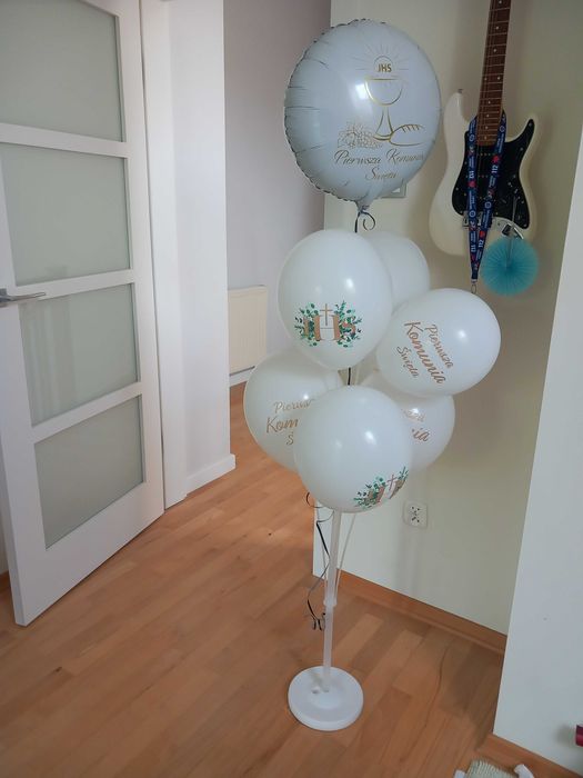 Balony + stojak I Komunia Święta