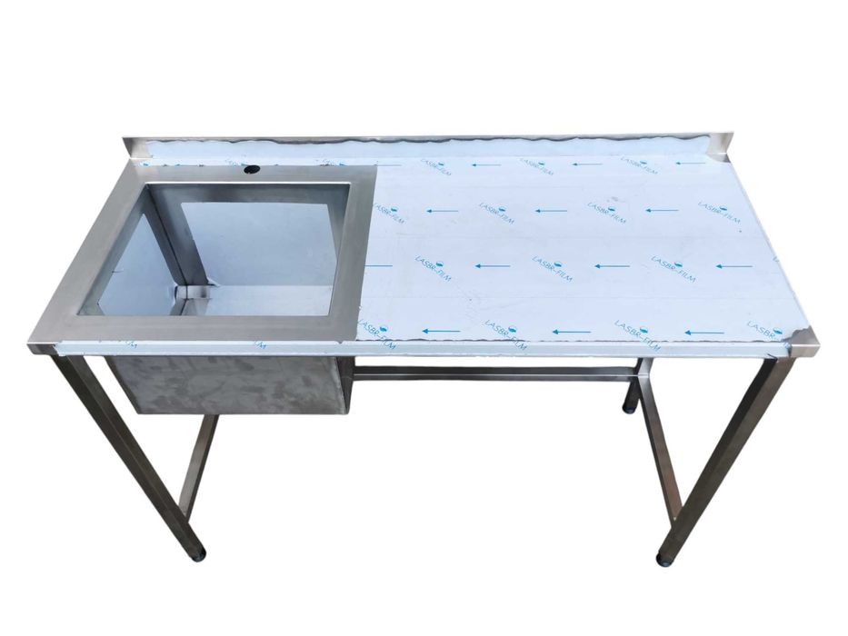 Стіл - ванна мийна. Стіл-мийка з нержавіючої сталі. Стіл, ванна мийна