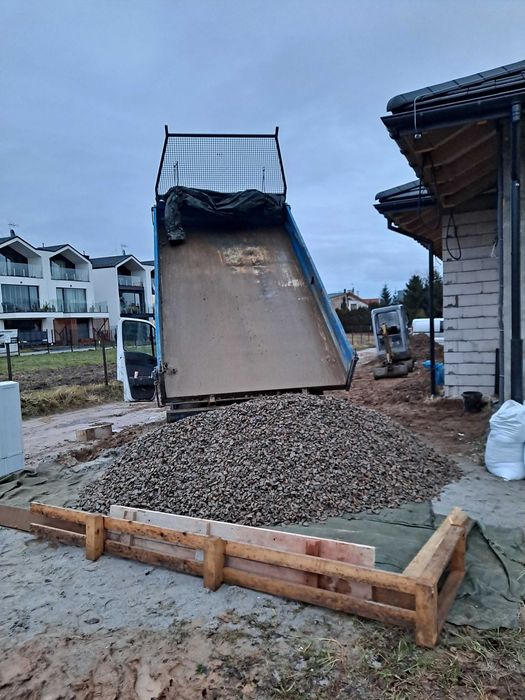 Mieszanka kamienia, Kruszywo, żwir, kliniec, 4-30 mm, mała wywrotka