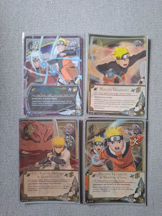 Cartas vintage Naruto