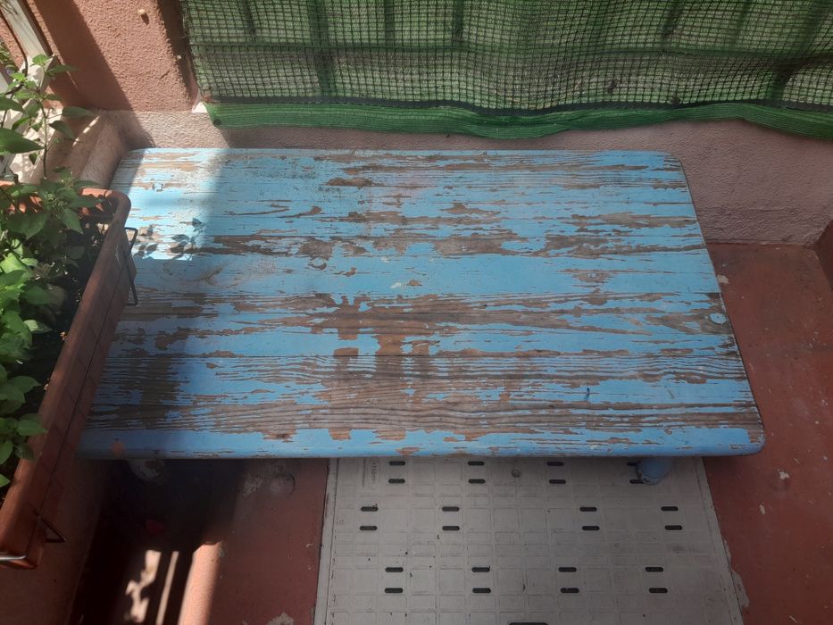 Mesa de café rústica