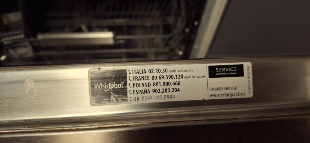 100% sprawna zmywarka whirlpool 60 cm