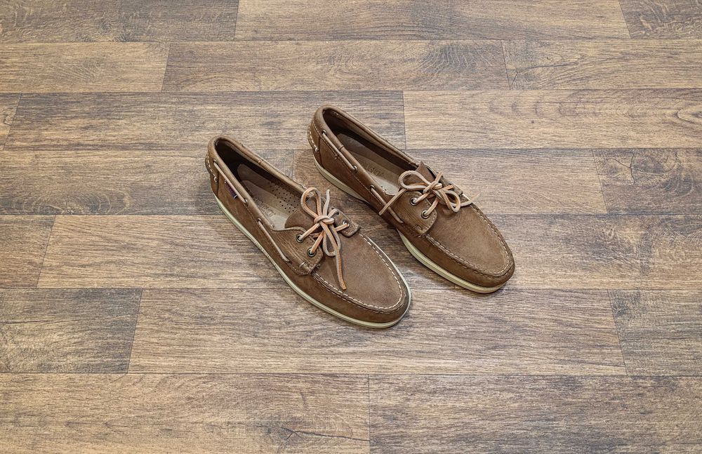 Sebago мужские топсайдеры с натуральной кожи ручной работы мокасины