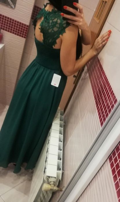 Nowa sukienka maxi długa zwiewna studniówka wesele osiemnastka 52 koro