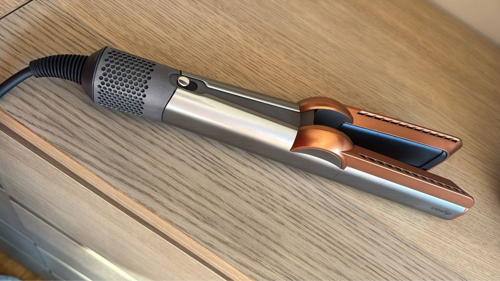 Alisador Dyson Airstrait Nickel/Copper – Quase Novo + Fatura