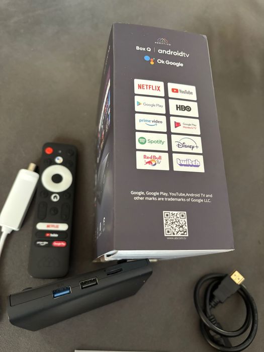 Homatics Android TV Box Q + TV z Polski i całego świata + gratis DVBT2