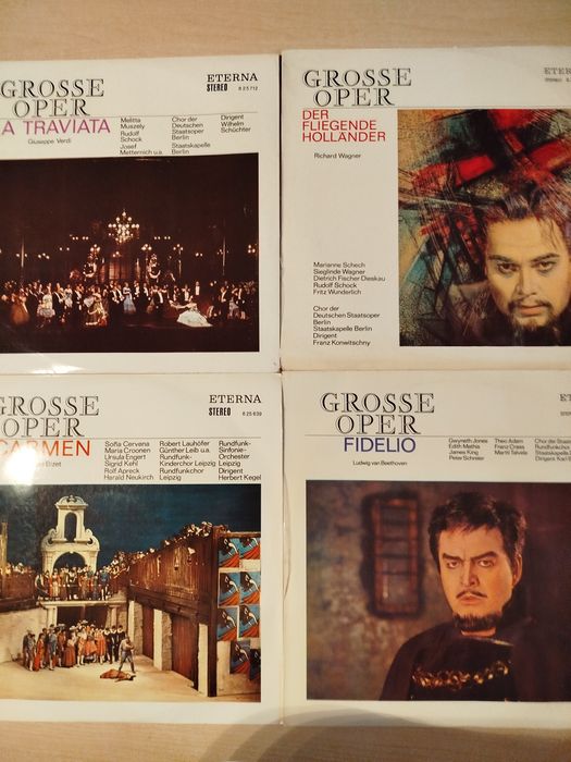 Wielkie opery Grosse Oper Carmen Tosca i inne płyty winylowe