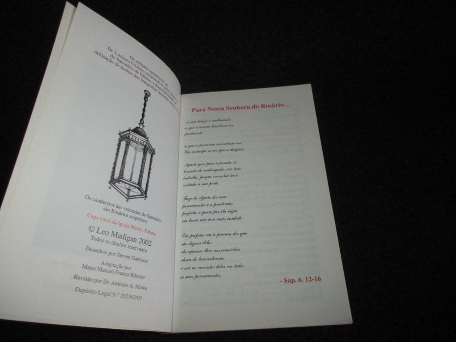 Livro Fátima Livro de Orações