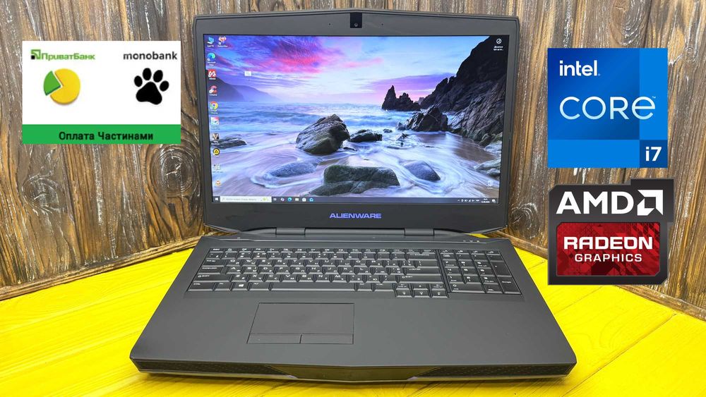 17 дюймовий Ігровий Ноутбук Dell Alienware 17 R1 /ATI Radeon 8970m 4 GB