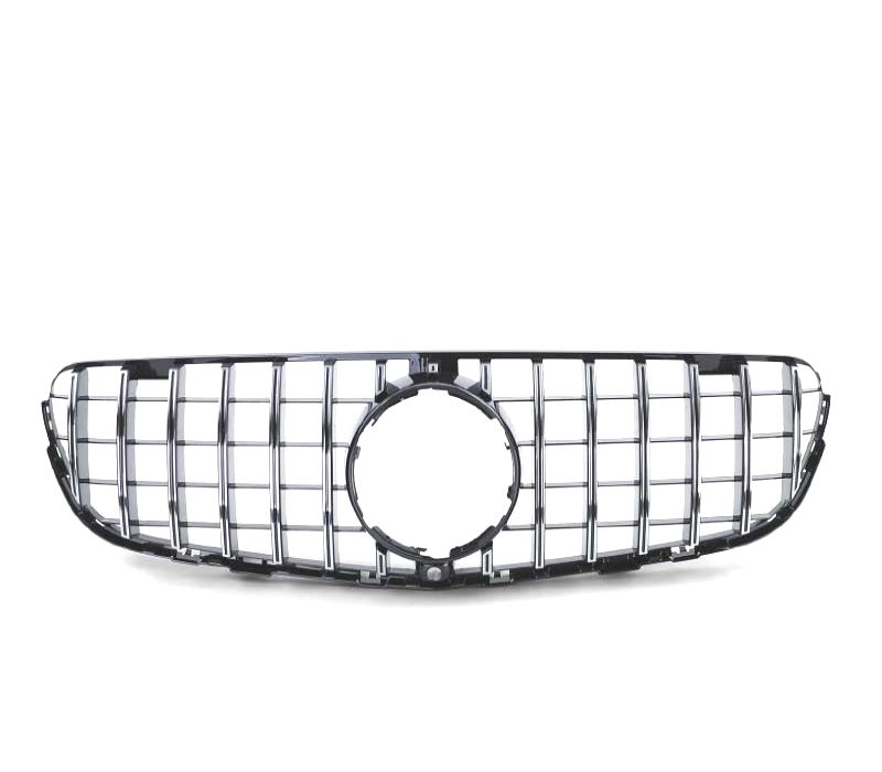 GRELHA FRONTAL MERCEDES GLC X253 C253 15-18 LOOK AMG PRETO CROMADO