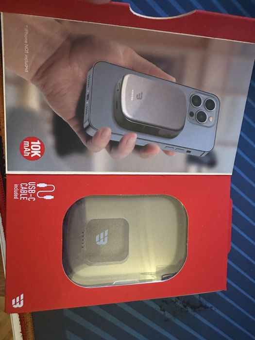 Power Bank Baykron MagSafe 10000 mAh – Carregamento sem fios magnético