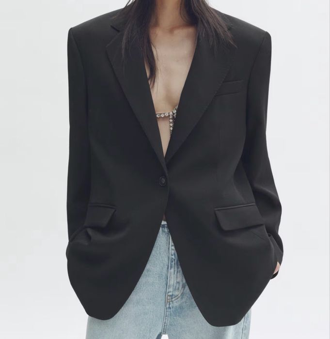Wełniana marynarka H&M Stella McCartney