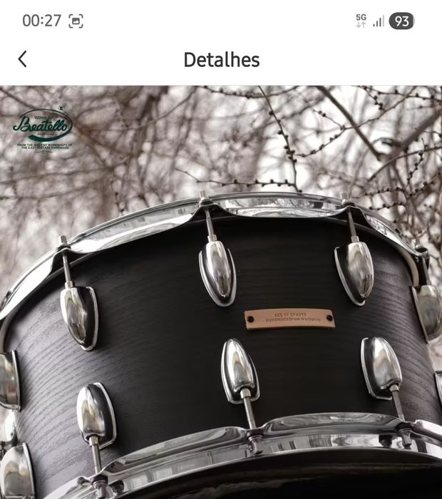 Tarola Beatello 14x8 nova