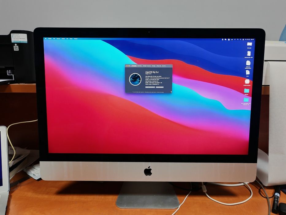 iMac 27” 5K Retina i7 32 GB RAM 128 SSD+1TB HDD