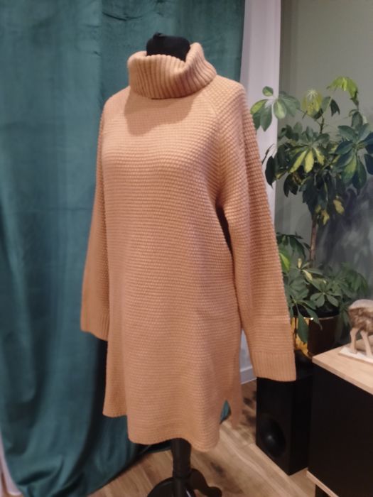 Sukienka na zimę sweterkowa golf r. M