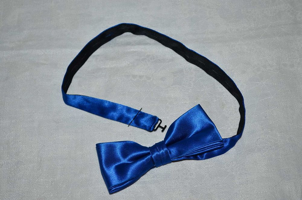 Нова краватка "Метелик", синій колір галстук бабочка