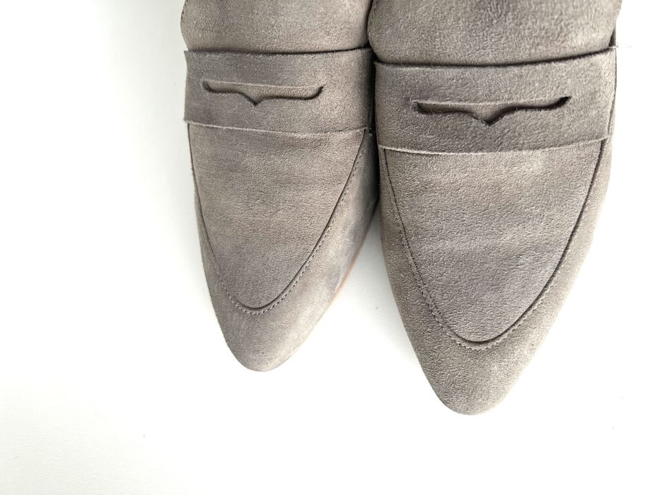 Joop! - loafer / lordsy / półbuty / buty zamszowe szare  40