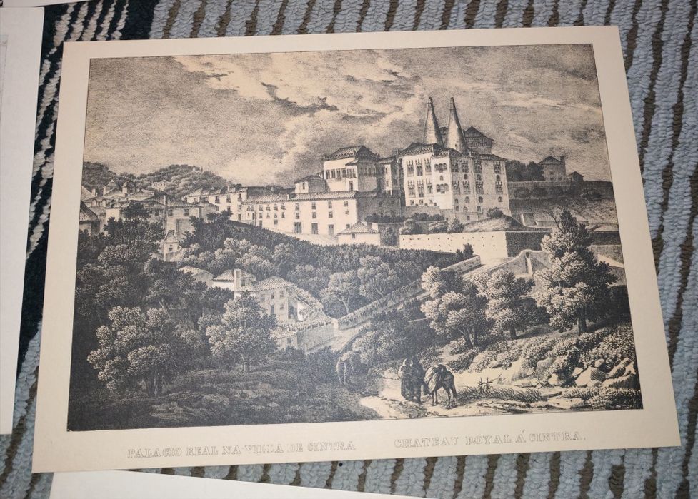 Gravuras antigas de Sintra – conjunto selecionado (vistas clássicas)
