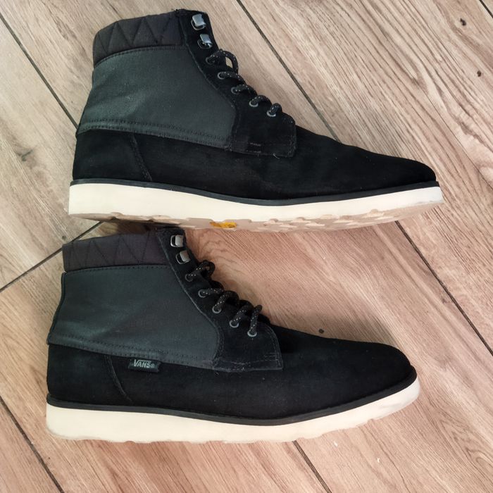 Vans 42.5 stylowe trapery skóra zamsz vibram, na wiosnę?