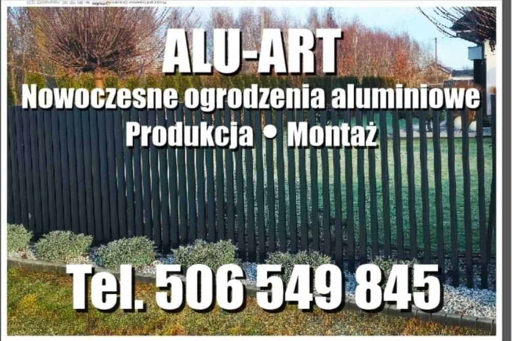 Ogrodzenie grzebieniowe nowoczesne ogrodzenie palisada pionowa