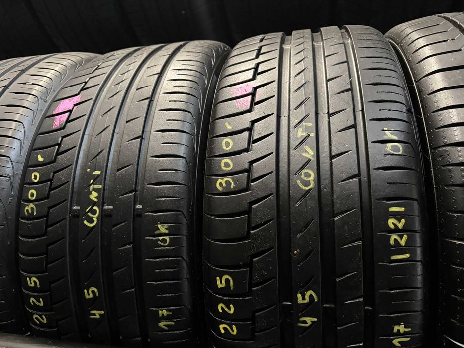 4X OPONY LETNIE 225/45R17 91V Continental PremiumContact 6 7.5MM 2022R