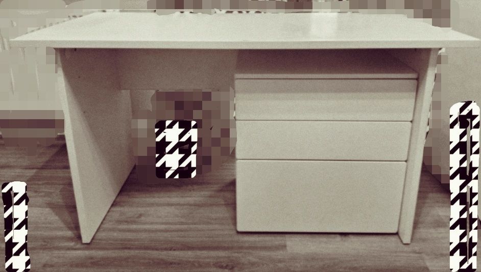 Smastad szafka z Ikea + biurko gratis, komoda 6 szuflad