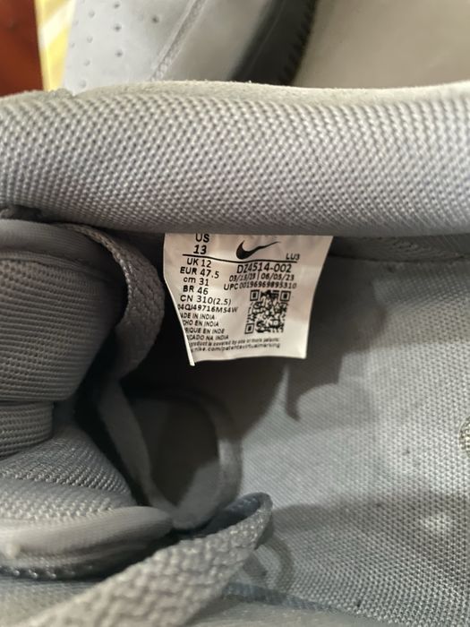 Кросівки чоловічі Nike Air Force 1 Low Jewel Suede Grey HQ3827-001