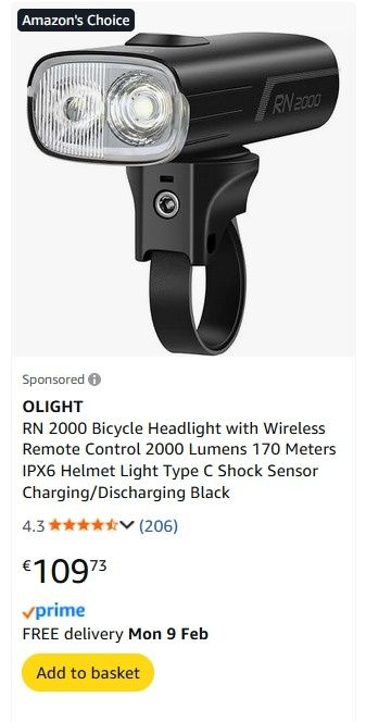 Lanterna Recarregável OLIGHT RN 2000