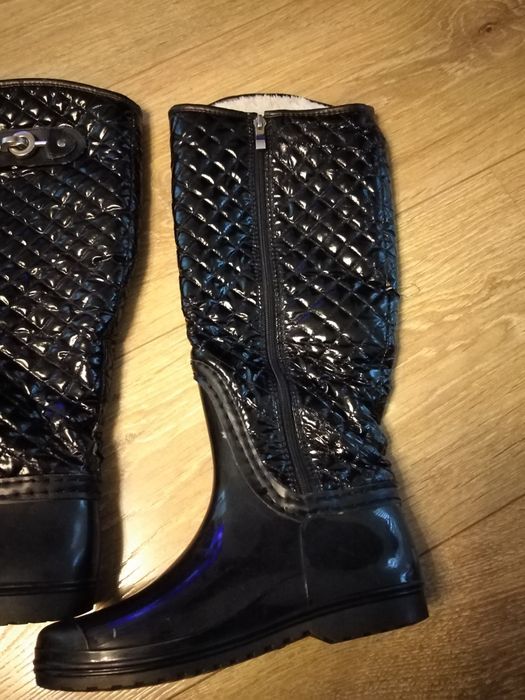 Kalosze z ocieplaną cholewką roz. 38