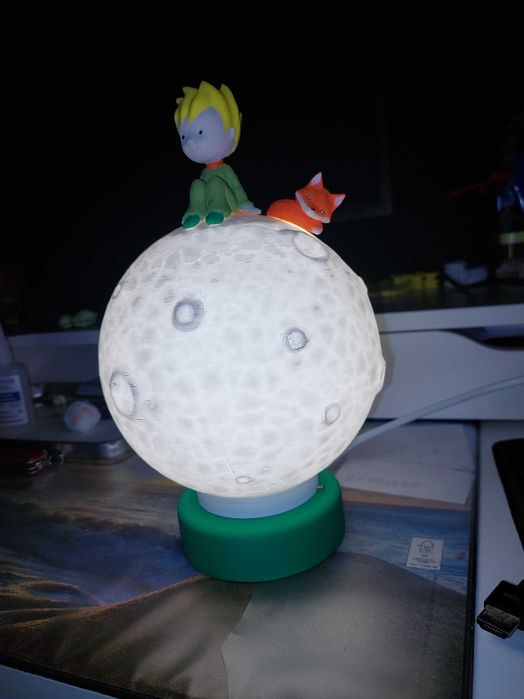 Candeeiro Criança - Peq. Príncipe 3D