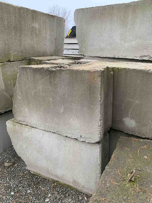 Блоки бетонні, фундаментні, б/к, ФБС24-3-6, ФБС 12-3-6