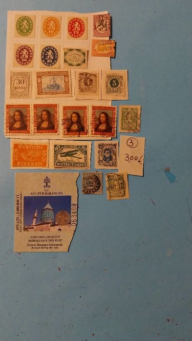 Selos Estrangeiros déc 1900- Vários